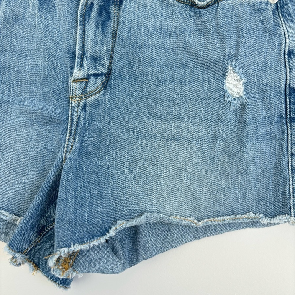 Good American Good Curve Denim Cut Off Jean Shorts 4/27 - Picture 7 of 12